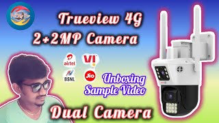 Trueview 22MP Smart 4G Linkage PanTilt Camera  Full Colour Vu  360° Rotate securitycamera cctv [upl. by Elletnuahs]