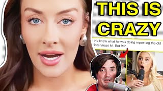 BROOKE SCHOFIELD EXPOSES ZACH SANG tana mongeau went off [upl. by Thinia988]