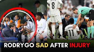 Rodrygo was emotional after the injury  HIGHLIGHTS  Real Madrid 40 Osasuna  Football Sad moment [upl. by Manolo]