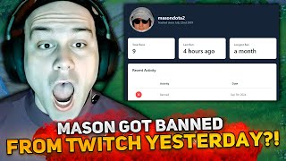 Mason got banned from Twitch yesterday So today is Old Game on Slark by Masao [upl. by Lehcor]