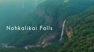 Nohkalikhai Falls  Indias Tallest plunge Waterfalls  Meghalaya  Cinematic Video  Skyooh [upl. by Yajiv979]