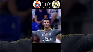 Espanyol vs Real Madrid 06 la liga 2015  highlights football youtube shorts [upl. by Yvon]