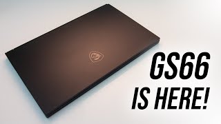 MSI GS66 First Look  An Improved GS65 [upl. by Ynove]