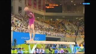 Anna Pavlova  Balance Beam  2004 Olympics  Event Finals [upl. by Barrada365]