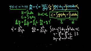 Separierbare Differentialgleichungen [upl. by Matrona]