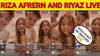 Riza Afreen Riyaz instagram live [upl. by Jinny]