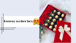 Ferrero rocher  ferrero rocher box ferrero box😋 ferrero rocher gift box gifts gift box😍 [upl. by Assilim]