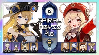 Spiral Abyss 46  Navia National x Klee Bloomkudan  Floor 12  Genshin Impact  7KS [upl. by Lorant]