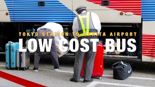 How to take Low Cost Bus to Narita Airport From Tokyo Station [upl. by Aiyekal543]