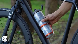 Corki Cycles Right Aluminum Water Bottle Cage with All Water Bottle Compatibilty [upl. by Reese97]