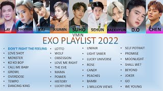 EXO PLAYLIST 2022 weareoneexo [upl. by Annahpos]