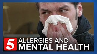 Researchers say allergy symptoms can be linked to mental health disorders [upl. by Leinto]