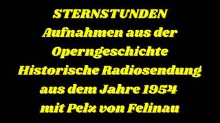 Sterrnstunden Historische Radiosendung von 1954 [upl. by Gnes]