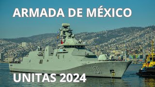 La Armada de México inicia participación en el Ejercicio Multinacional “UNITAS 2024” [upl. by Stochmal]