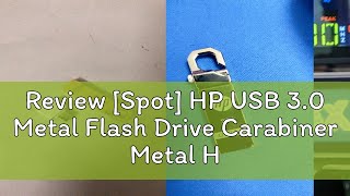 Review Spot HP USB 30 Metal Flash Drive Carabiner Metal High Speed UDisk Flash Drive 128GB 64GB [upl. by Ecnahoy]