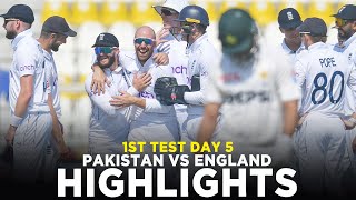 Full Highlights  Pakistan vs England  1st Test Day 5 2024  PCB  M3G1K [upl. by Aznaed336]