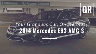 2014 Mercedes E63 AMG S 4Matic Sedan Drive and Review  Gadget Review [upl. by Masry]