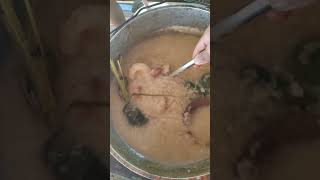 LUGAW AT NATIVE NA MANOK WITH TANGLAD OR KALDO food foodtrip cooking [upl. by Sikes168]