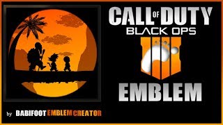 COD BO4 Emblem Tutorial  Dragon Ball [upl. by Levan]