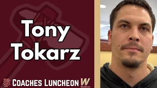 FSU Football  FSU QBs coach Tony Tokarz discusses start of spring practice  WarchantTV FSU [upl. by Aeki]