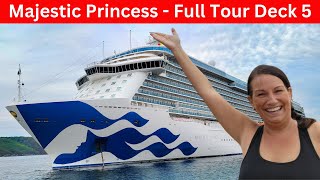 MAJESTIC PRINCESS Deck 5 Tour [upl. by Jacky793]