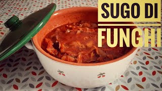 SUGO di FUNGHI  ricetta facile con FUNGHI SECCHI  EASY MUSHROOM RECIPE  грибной соус [upl. by Rebmat591]