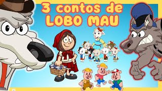 3 contos de lobo mau  O lobo e os sete cabritinhos  Chapeuzinho vermelho  Os 3 porquinhos [upl. by Merete]