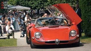 ALFA ROMEO TIPO 332 STRADALE SOUND  Villa dEste 2018 [upl. by Ronoc]