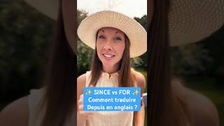 Since vs For  Comment traduire Depuis en anglais  coursdanglais apprendrelanglais learnenglish [upl. by Ytnom]