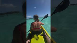 Kayaking Through Choppy Water shorts travel [upl. by Ahcim809]