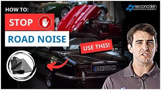 STOP Road Noise  Use Mass Loaded Vinyl to Soundproof a Car [upl. by Elleinaj]