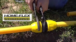 INSTALL  HOMEFLEX™ Underground Gas Pipe [upl. by Analli]