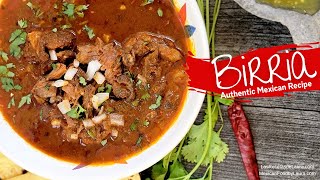 Authentic Mexican Birria Recipe [upl. by Persas]