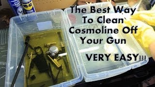 Best Way To Remove Cosmoline And The Easiest way To Clean Cosmoline HD 1080p [upl. by Ellevel]