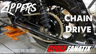 ZIPPERS PERFORMANCE CHAIN DRIVE CONVERSION ON SILVERBACK 2020 ROAD GLIDE SPECIAL 130quot [upl. by Rochella]