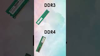 What is Difference between DDR3 amp DDR4 RAM Shorts trend shortvideo trending ram pc memories [upl. by Flosser211]