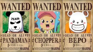 Lowest Bounties in One Piece [upl. by Annaeed]