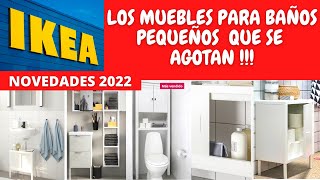 IKEA MUEBLES PARA BAÑOS PEQUEÑOS Y SON BARATOS😧 NOVEDADES ESPACIOS REDUCIDOS [upl. by Eveineg]