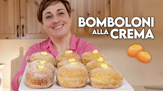 BOMBOLONI ALLA CREMA Ricetta Facile  Fatto in Casa da Benedetta [upl. by Eugatnom]