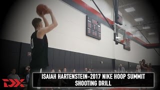 2017 Nike Hoop Summit Shooting Drills Isaiah Hartenstein [upl. by Sucramej]