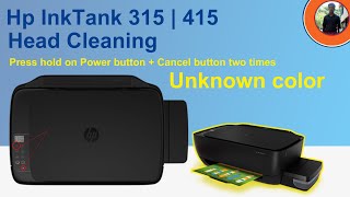 Hp Ink Tank Wireless 415  315  310 Head Cleaning [upl. by Morgenthaler]