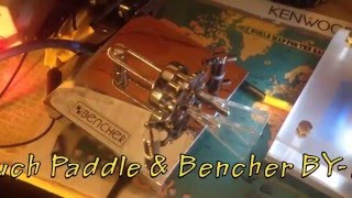 My homemade Touch Paddle Vs Bencher BY2 Iambic paddle [upl. by Bambie]