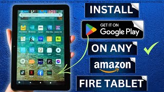 How To install the Google Play Store on an Amazon Fire tablet [upl. by Tuorah]