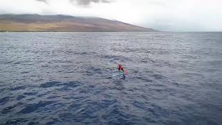 Maui To Moloka’i Hydrofoil Race 27 Miles Across Pailolo Channel [upl. by Ecenahs396]