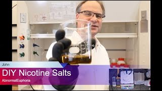 DIY Making Nicotine Salts  Nicotine Benzoate  Perfect Vape Series [upl. by Annoeik]