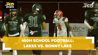 HS Football Lakes vs Bonney Lake [upl. by Vtarj499]