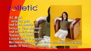 Rolletic  massage machine for cellulite and bodyforming  wwwrolleticcz [upl. by Ashli593]