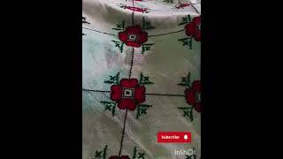 Dusuti bed sheet design bed designwoolen design hand carft home shorts ytshort [upl. by Eceirtal612]