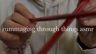 rummaging through random objects asmr ೃ༄ ೃ [upl. by Susann186]