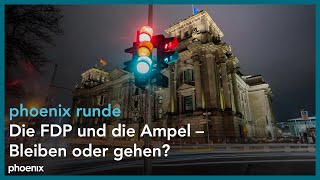 phoenix runde Die FDP und die Ampel – Bleiben oder gehen [upl. by Maitund]